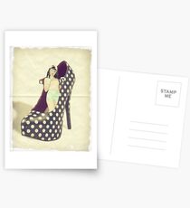 Her Shoes Though Postcards