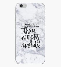 Three empty words - Shawn iPhone Case