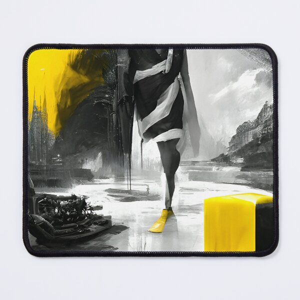 Item preview, Yellow and black contemporary  designed and sold by mareedem1.
