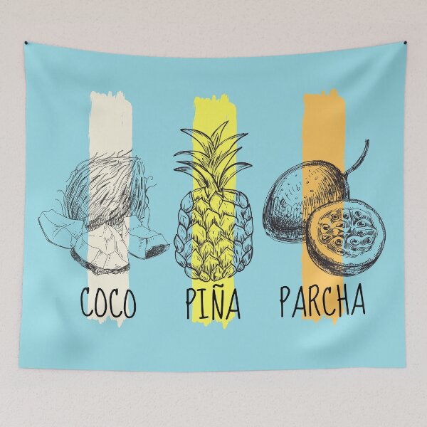 Item preview, Coco, Piña, Parcha  designed and sold by reypr.
