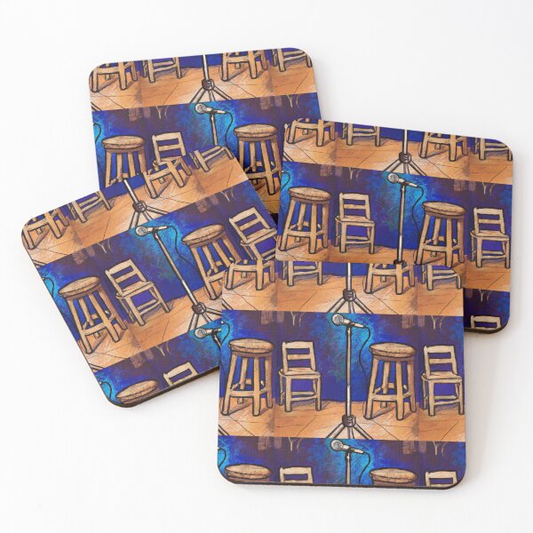 Item preview, Cézanne Inspired Standup Comedy Mic and Stool Set Onstage 3  designed and sold by Art of Laughter.