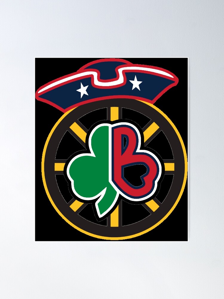 Boston Sports Teams Poster, Boston Celtics, New England Patriots, Boston  Bruins, Boston Red Sox