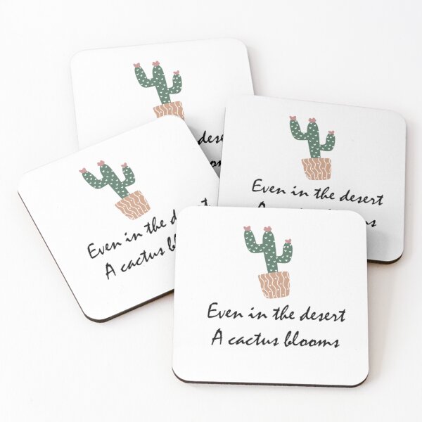 Item preview, Even in the desert a cactus blooms designed and sold by menna-designs.
