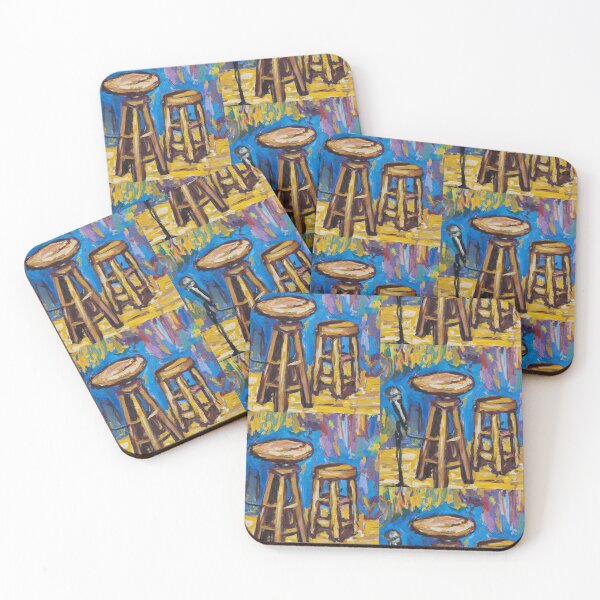 Item preview, Van Gogh Inspired Standup Comedy Mic and Stool Set Onstage 2 designed and sold by Art of Laughter.