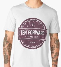 Ten Forward - Rustic Logo Design Men's Premium T-Shirt