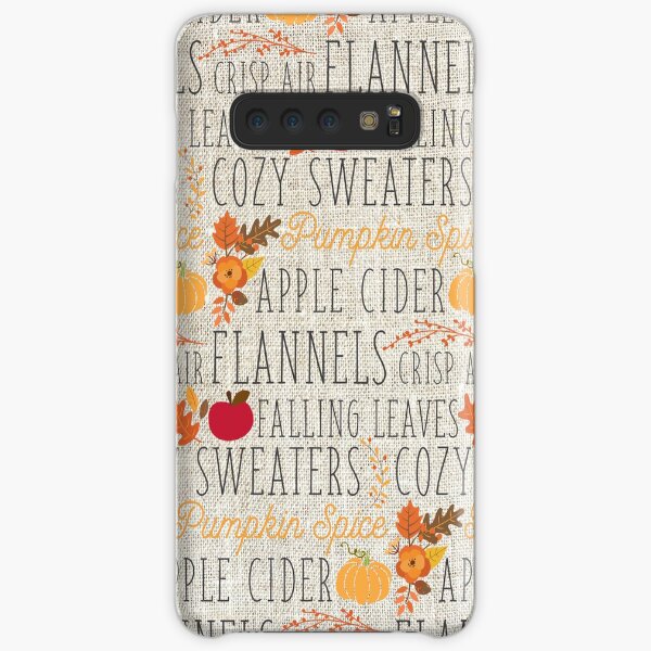 Fall Feelings, linen Samsung Galaxy Snap Case