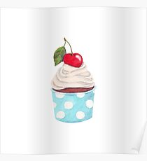 Cheery cupcake Poster