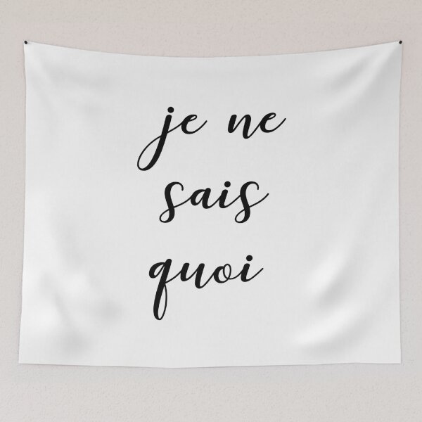 Item preview, Je ne sais quoi designed and sold by Alice Monber’s LETTERING.