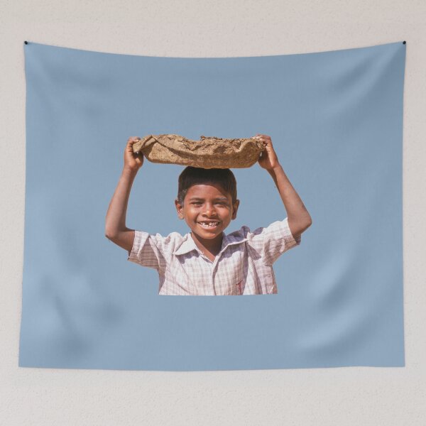 Item preview, Carrying a rock, Hampi designed and sold by indiafrankk.