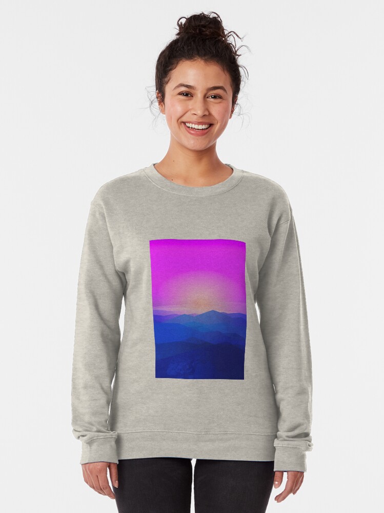 Alternate view of Australia mountains Pullover Sweatshirt