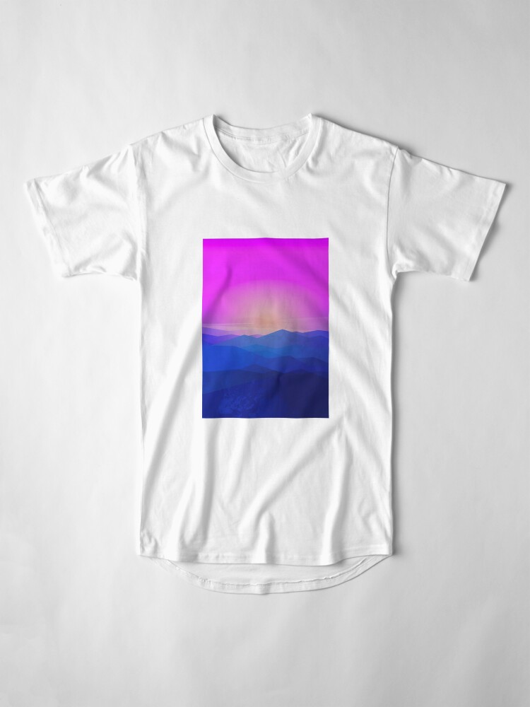 Thumbnail 4 of 5, Long T-Shirt, Australia mountains designed and sold by elfelipe.