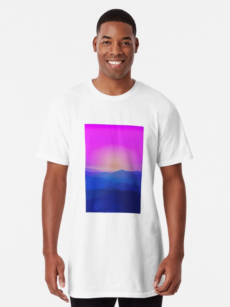 Thumbnail 1 of 5, Long T-Shirt, Australia mountains designed and sold by elfelipe.