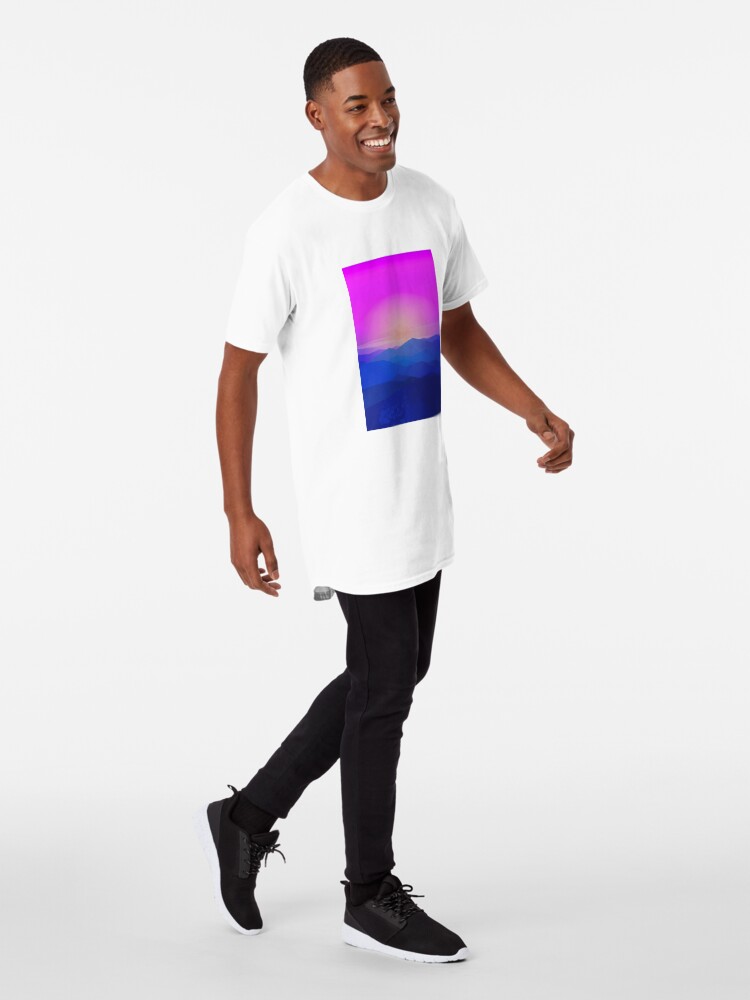 Thumbnail 3 of 5, Long T-Shirt, Australia mountains designed and sold by elfelipe.