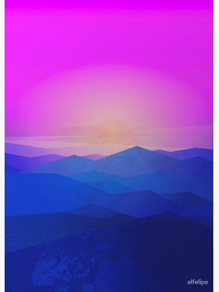 Thumbnail 2 of 2, Art Board Print, Australia mountains designed and sold by elfelipe.