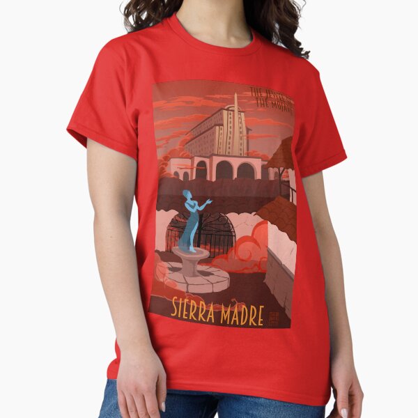 Vista previa del artículo con la obra «Bienvenidos a Sierra Madre», diseñado y vendido por FoolishMortal.