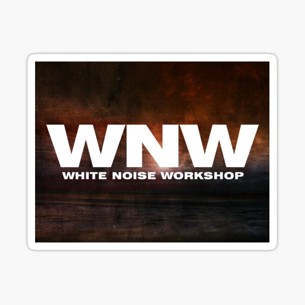White Noise Workshop Sticker