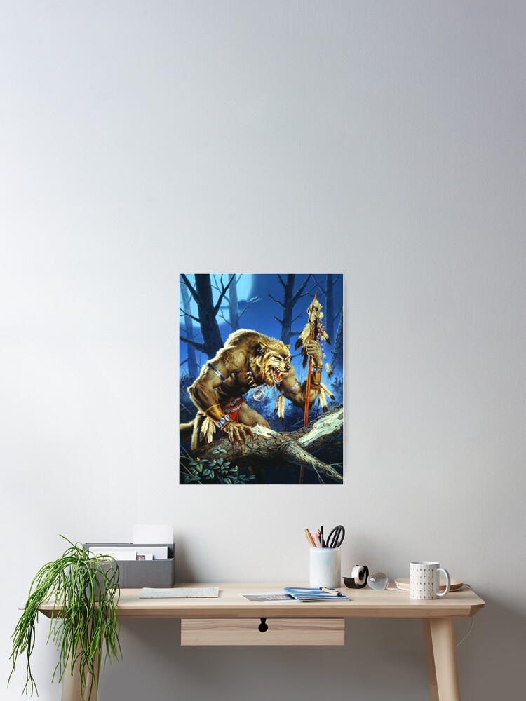 Werewolf Shaman Of The Forrest | Photographic Print