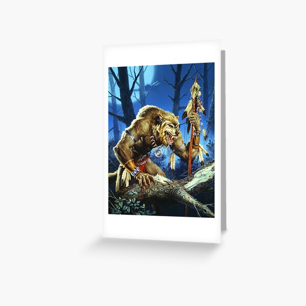 Werewolf Shaman Of The Forrest | Photographic Print
