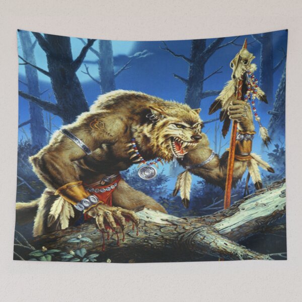 Item preview, Werewolf Shaman Of The Forrest designed and sold by MurphyMorganGifts.