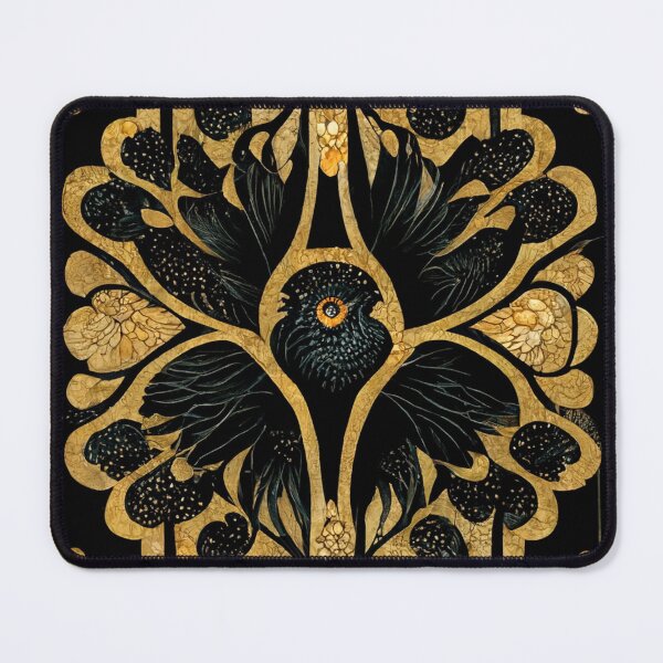 Item preview, Art Deco design - peacock noir designed and sold by RoseAesthetic.