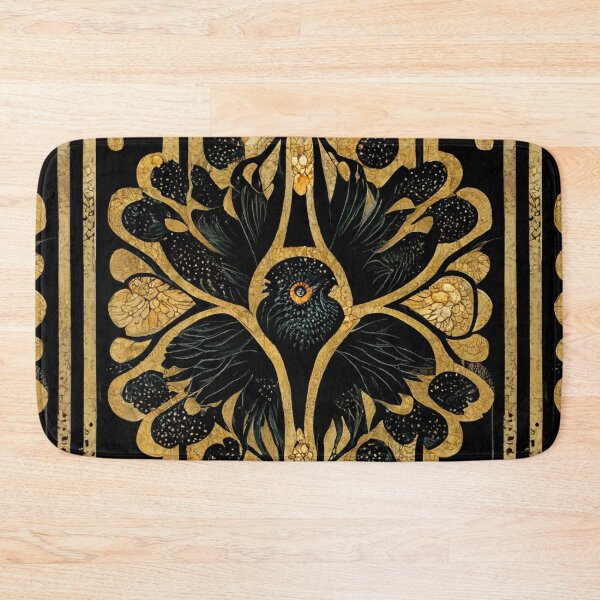 Item preview, Art Deco design - peacock noir designed and sold by RoseAesthetic.