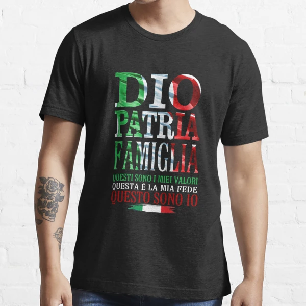 DIO, PATRIA E FAMIGLIA Essential T-Shirt for Sale by Ivan Venerucci