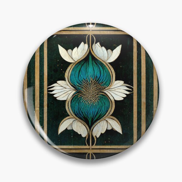 Item preview, Art Deco design - peacock noir II designed and sold by RoseAesthetic.