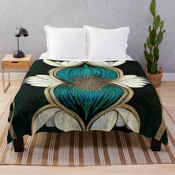 Item preview, Art Deco design - peacock noir II designed and sold by RoseAesthetic.