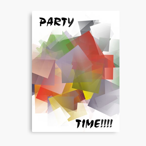 Jiggler Party Metal Print