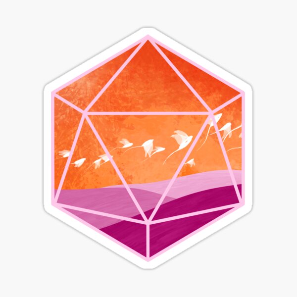 Migration D20 Sticker