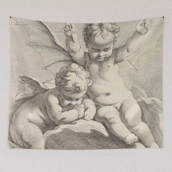 Item preview, Two cupids, one with bat wings designed and sold by GabyDark.