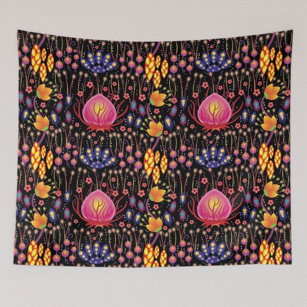 Item preview, Otherworldly Alien Garden in Space designed and sold by delively-Dewi.