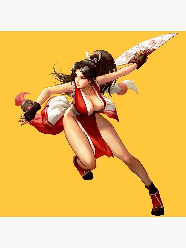 Mai Shiranui Oppai Geisha Poster For Sale By Ecchi Art Redbubble