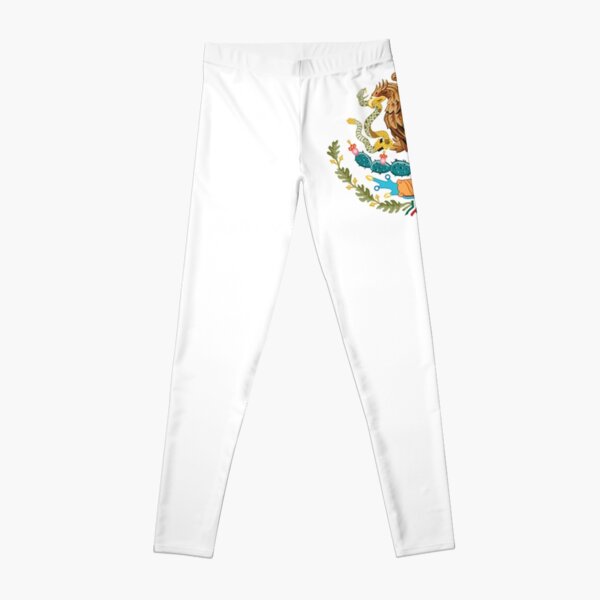 MEXICO. MEXICAN. EAGLE SYMBOL, Mexican Flag, Flag of Mexico, Bandera de México, Pure & simple. Leggings