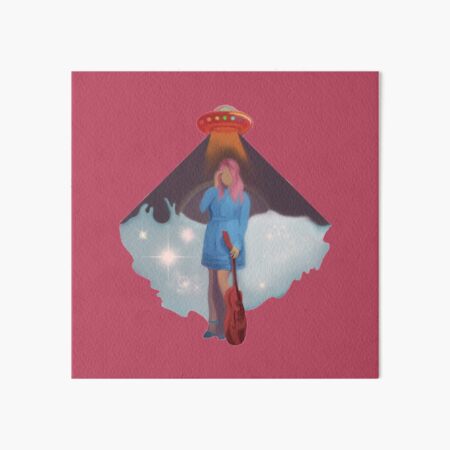 Kesha - Rainbow Inspired Minimalist Art Board Print