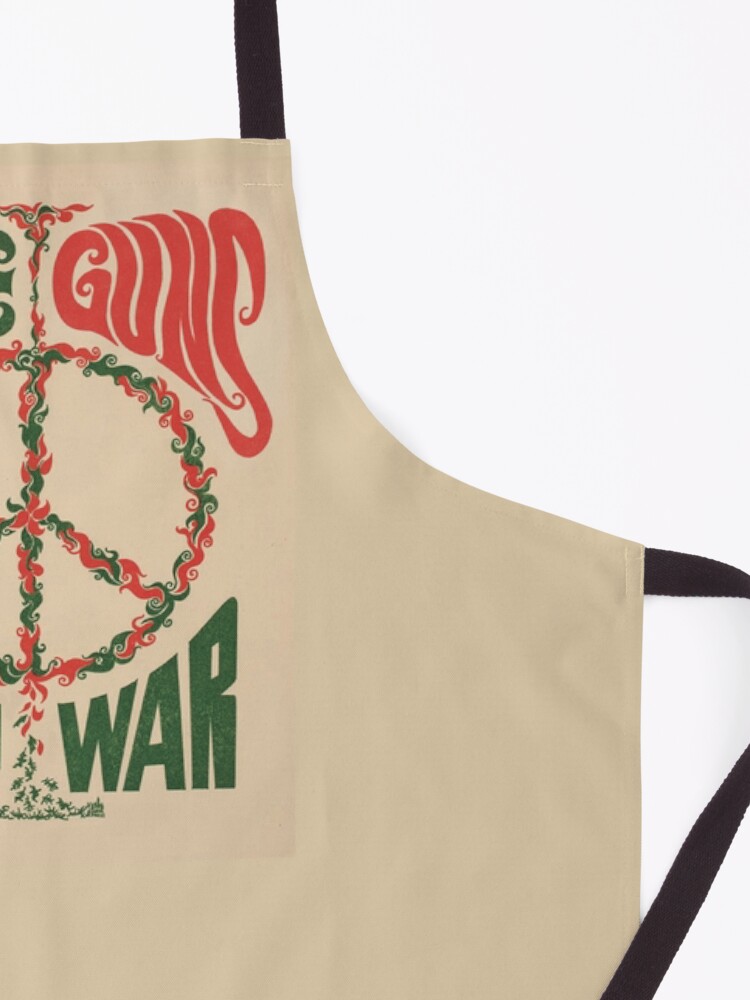 Thumbnail 3 of 6, Apron, Make Guns Not War designed and sold by Anonymousbtb.
