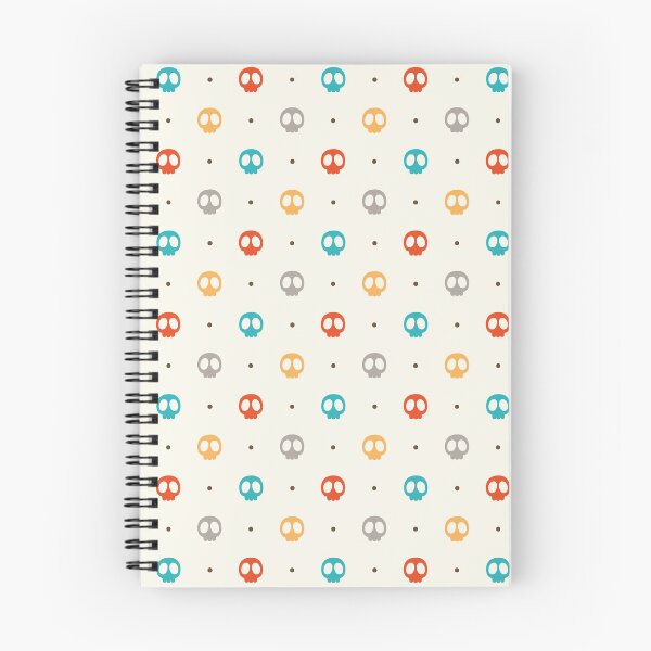 Item preview, Skulls Color Nice Kawaii Pattern designed and sold by raquelcatalan.