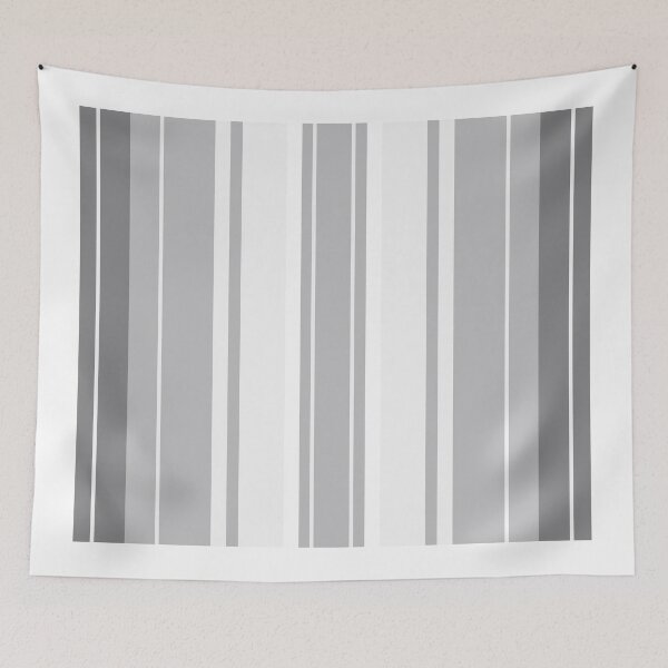 Item preview, Strips - gray and white. designed and sold by K.S ART.