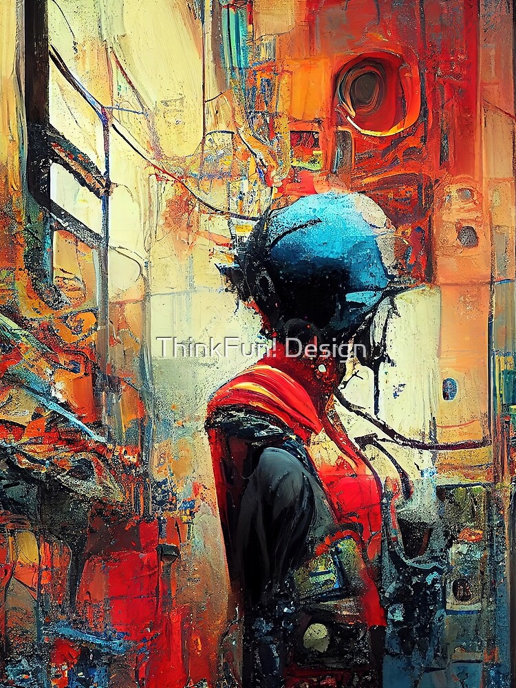 Thumbnail 3 von 3, Tuch, Dystopia designt und verkauft von ThinkFun! Design.