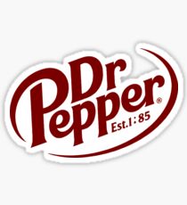 dr pepper Sticker