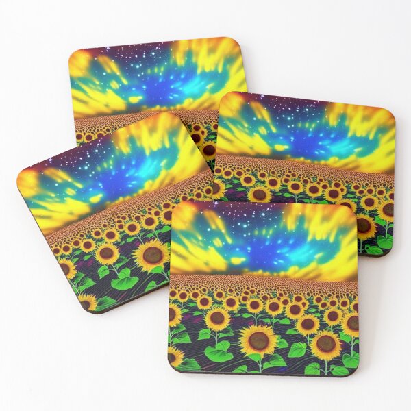 Item preview, Galaxy Sunflowers designed and sold by Ashley Gagnon.