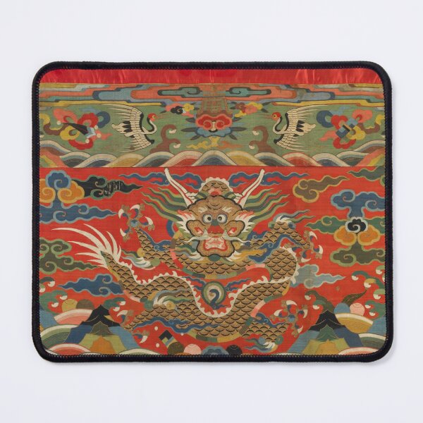 Item preview, Altar Frontal with Design of Four-Clawed Dragon amidst Clouds and Waves (early 17th century) designed and sold by Williamdripfoe.
