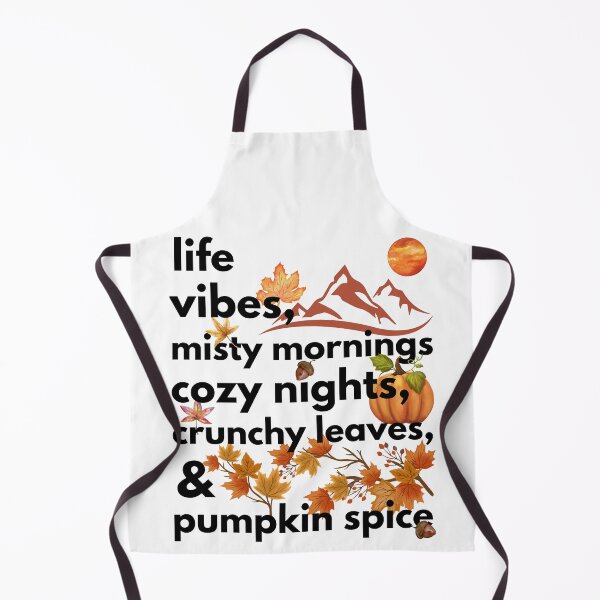 Item preview, life vibes misty mornings cozy nights crunchy leaves & pumpkin spice designed and sold by movie-popcorn.
