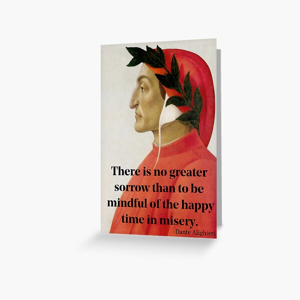 Dante Alighieri Greeting Cards for Sale Redbubble