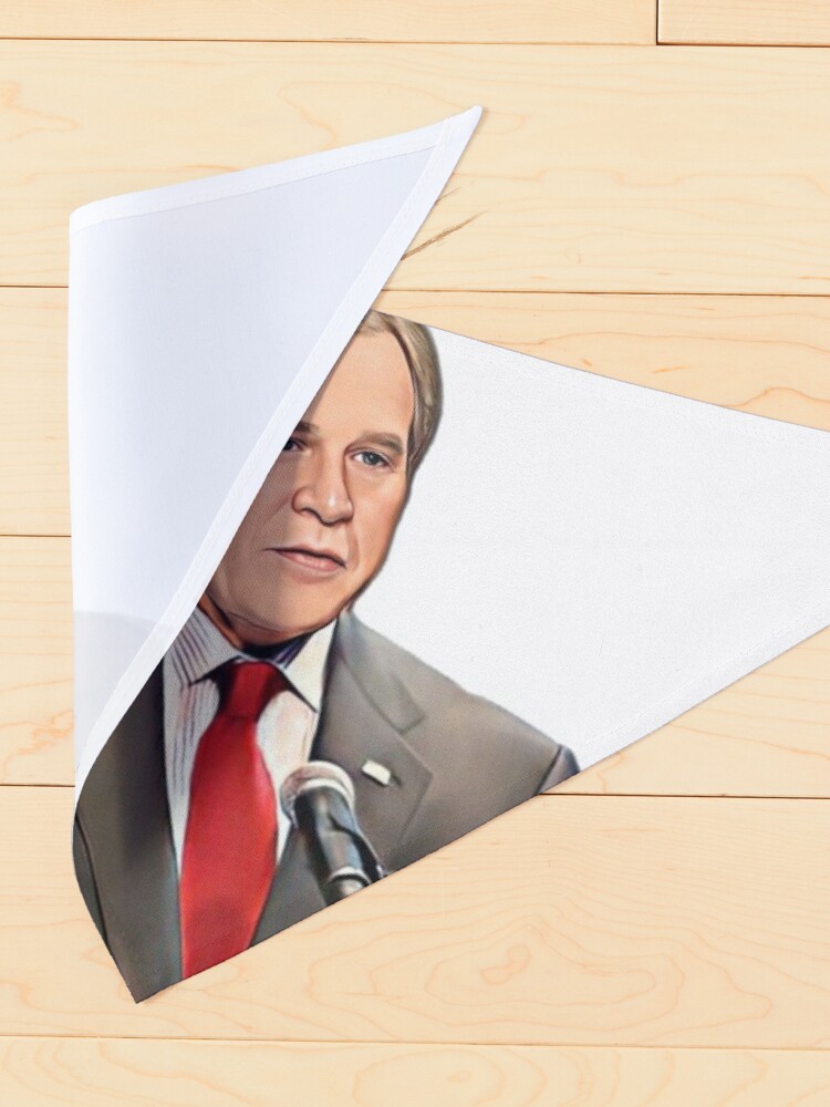 Alternate view of George Bush Digital Portrait Pet Bandana