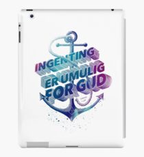 Ingenting er umulig for Gud iPad Case/Skin