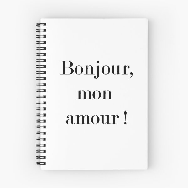 Artikelvorschau, Bonjour, meine Liebe! entworfen und verkauft von Alice Monber’s LETTERING.