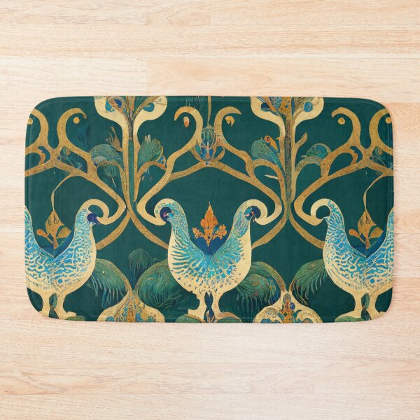 Item preview, Art Deco design - peacock noir VII designed and sold by RoseAesthetic.
