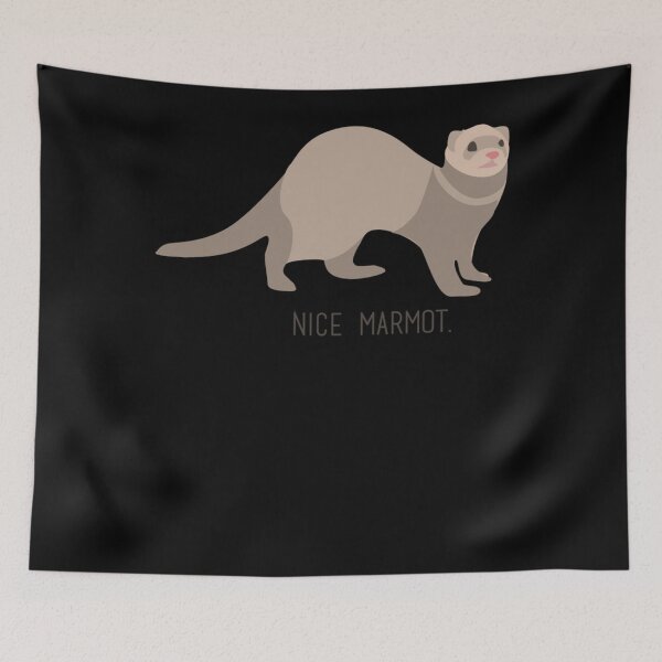 Item preview, Nice Marmot - The Big Lebowski designed and sold by BETSYCAROL.