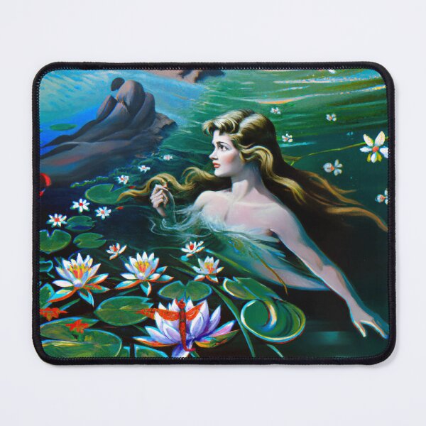 Item preview, Vintage Mermaid Artwork Mermaids Ocean Retro Art designed and sold by chillchar1234.